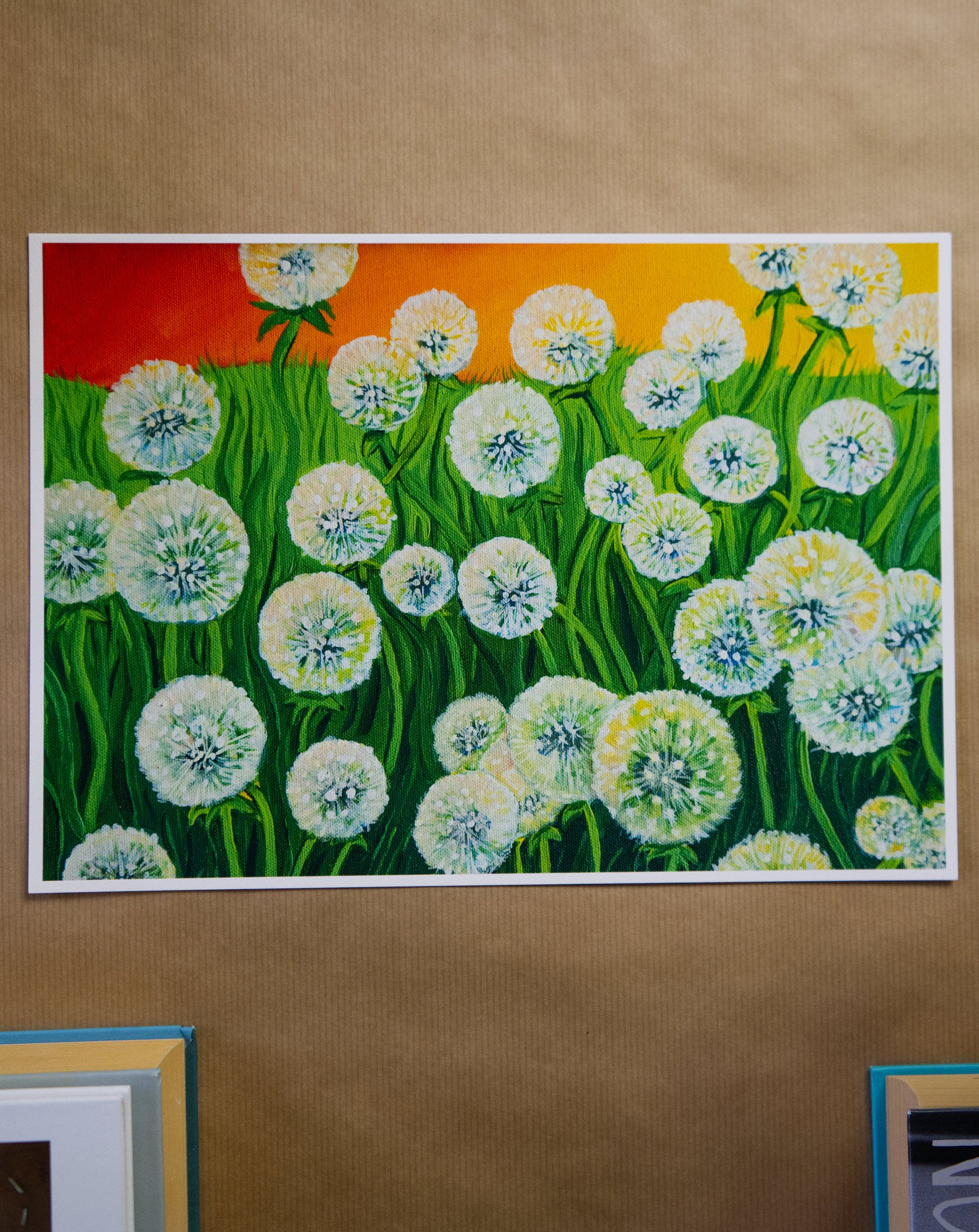 "Dandelions" art print