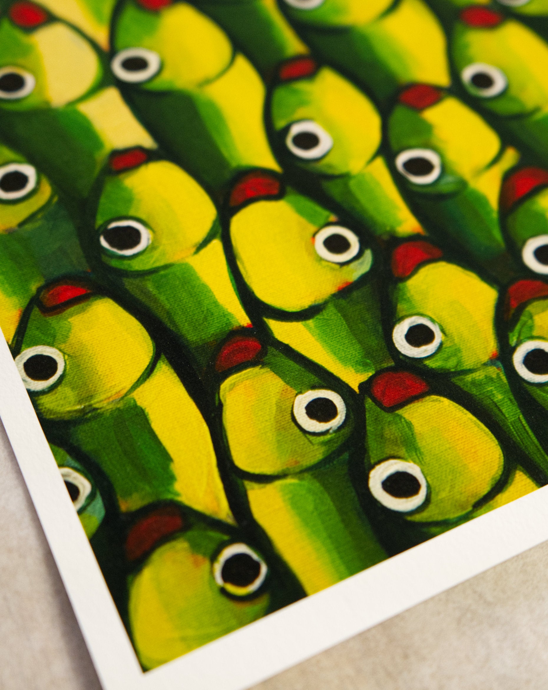 "Green fish" art print