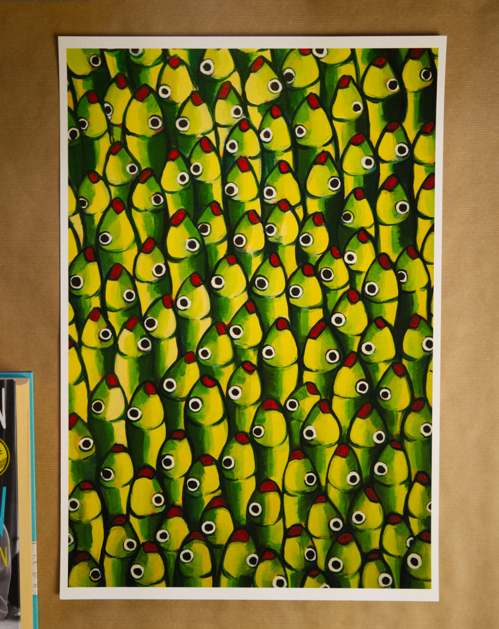 "Green fish" art print
